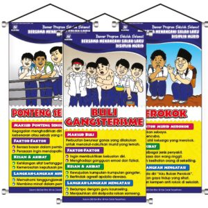 Banner Program Sekolah Selamat - Bersama Menangani Salah Laku Disiplin Murid