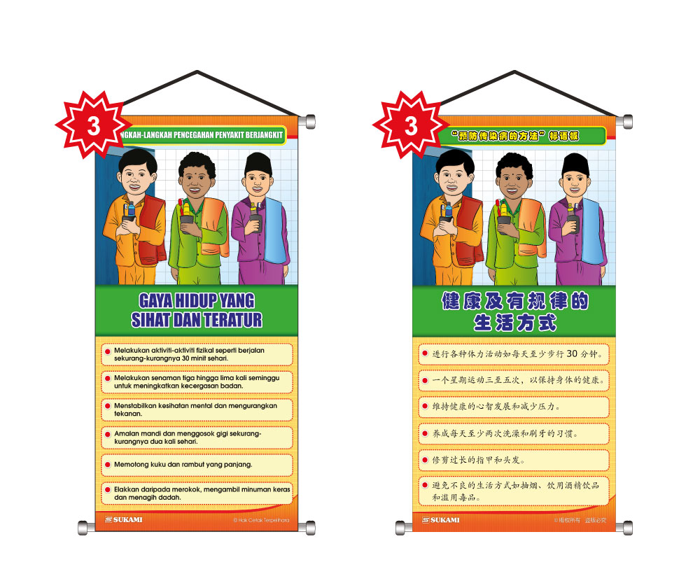 Banner Langkah-Langkah Pencegahan Penyakit Berjangkit - Image 4