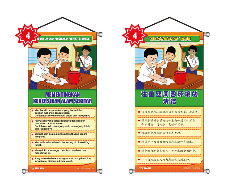 Banner Langkah-Langkah Pencegahan Penyakit Berjangkit - Image 5