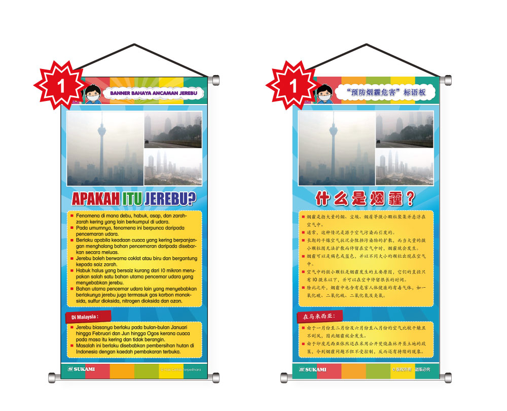 Banner Bahaya Ancaman Jerebu - Image 2