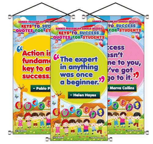 Set Banner Keys To Success Quotes For Students