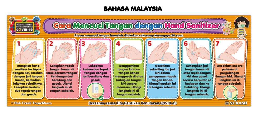 Banner Cara Mencuci Tangan Dengan Hand Sanitizer - Image 2