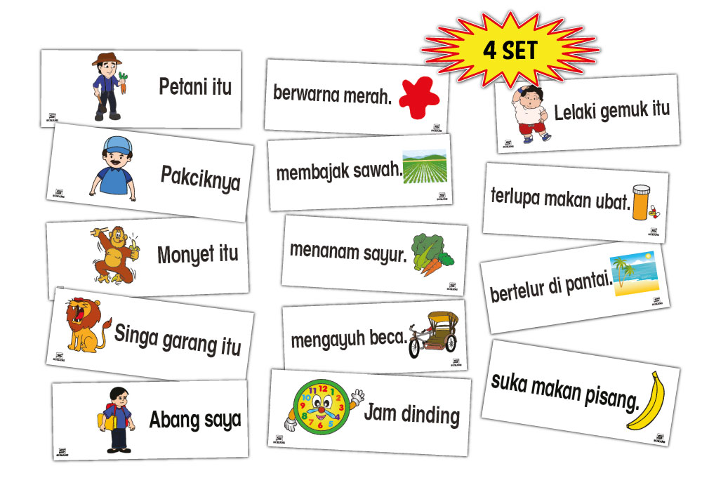 Mari Membina Ayat - Set A - Image 2