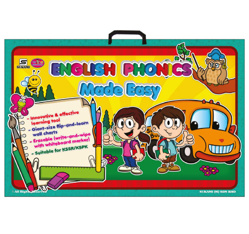Giant Flip-and-Learn Wall Charts - English Phonics Made Easy