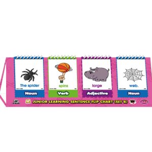 Junior Learning Sentence Flip Chart - Set B