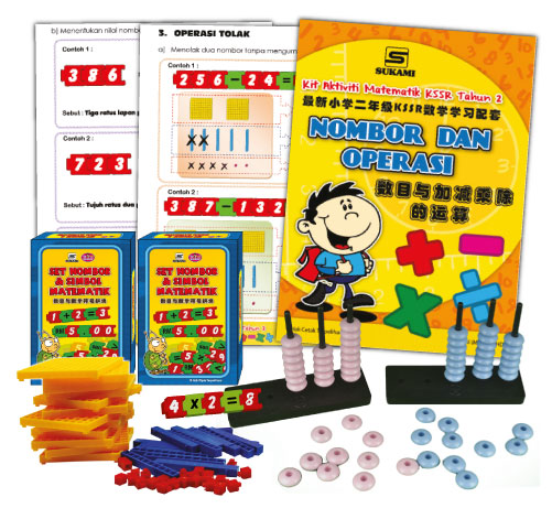 Kit Aktiviti Matematik KSSR Tahun 2 - Nombor & Operasi