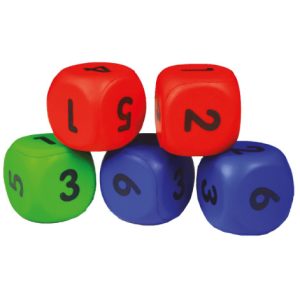 Large Rubber Dice Set