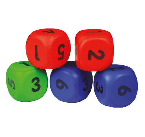 Large Rubber Dice Set