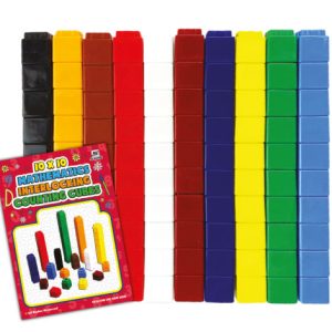 10 x 10 Mathematics Interlocking Counting Cubes