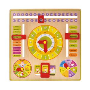 Multifunctional Time Learning Kit (Calendar & Clock)
