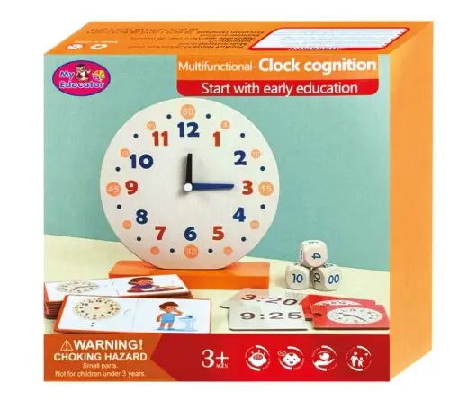 Wooden Learning Clock - Image 3