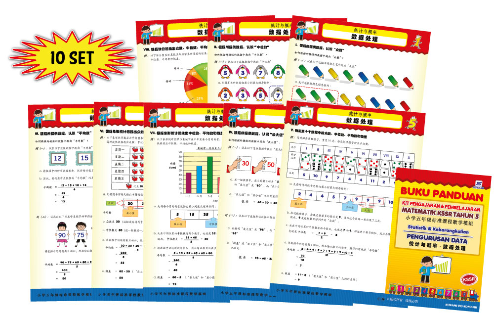 Kit Pengajaran & Pembelajaran KSSR Tahun 5 - Pengurusan Data - Image 3