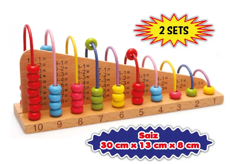 Addition & Subtraction Wooden Activity Kit - Image 2