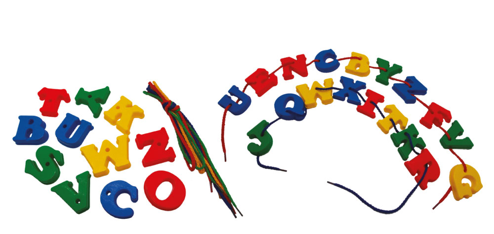 Alphabet Lettering Lacing Set - Image 2