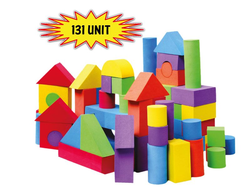 Set Bongkah Pelbagai Bentuk (Educational EVA Construction Set) - Image 2