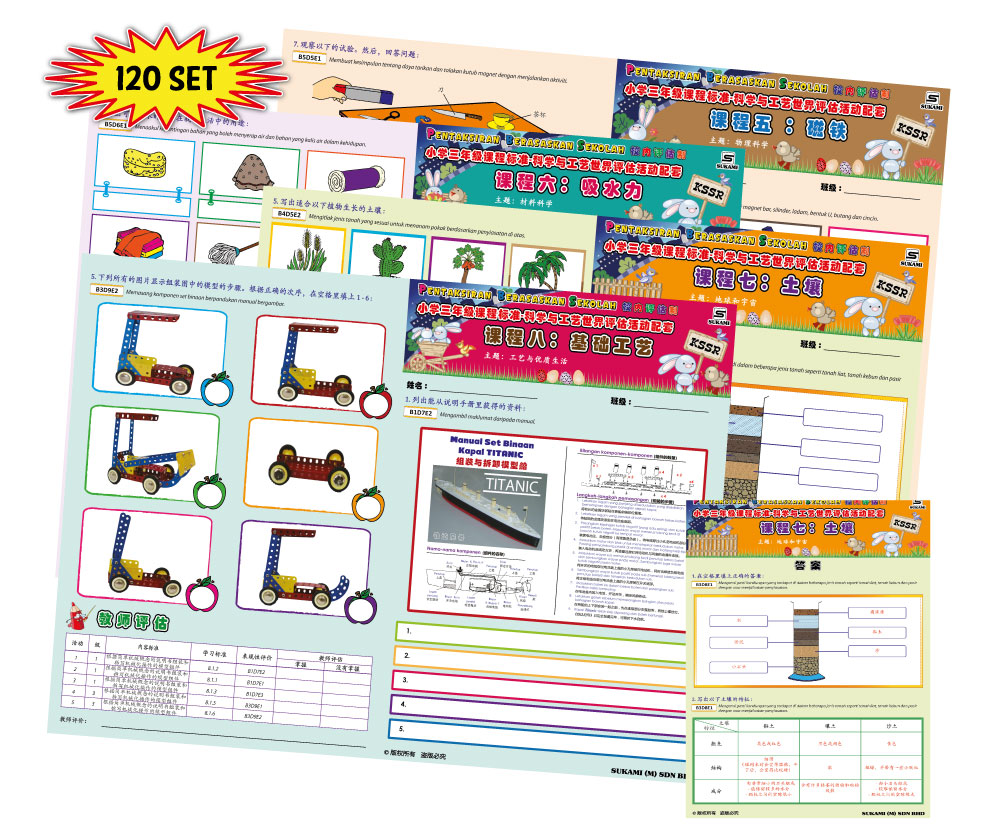 Kit Aktiviti PBS Dunia Sains & Teknologi KSSR Tahun 3 Bahagian II - Image 3