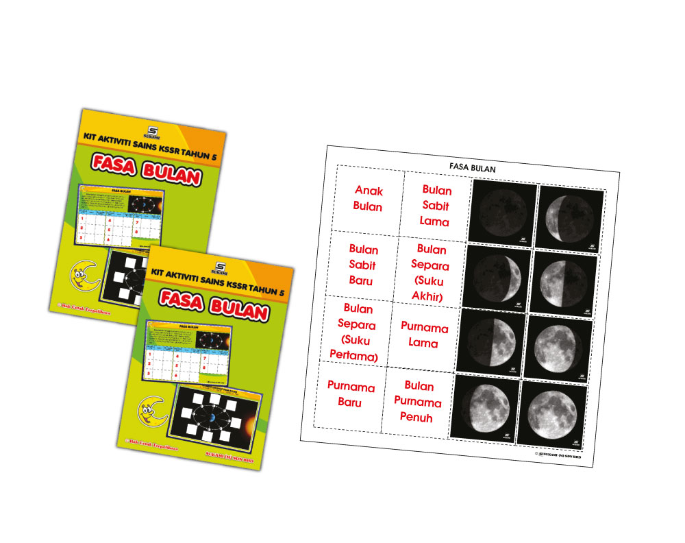 Kit Aktiviti Sains KSSR - Fasa Bulan - Image 4
