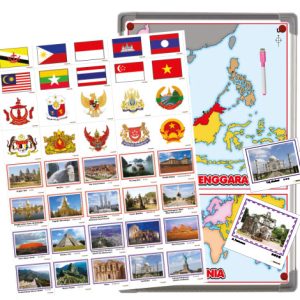 Peta Malaysia / Asia Tenggara / Dunia Bermagnetik