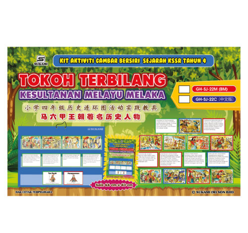 Kit Aktiviti Gambar Bersiri Sejarah KSSR Tahun 4 - Tokoh Terbilang Kesultanan Melayu Melaka