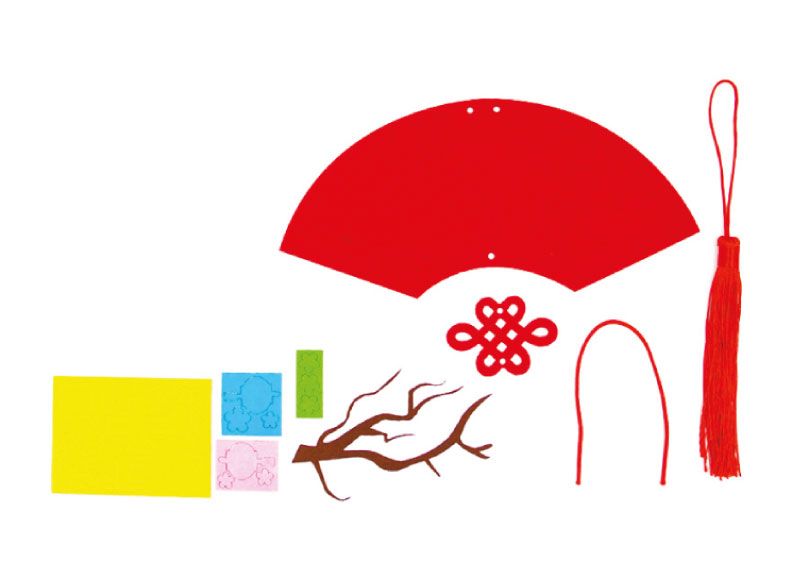 DIY Chinese New Year Decorative Felt Crafts - Set B - Image 3