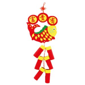 DIY Chinese New Year Decorative Felt Crafts - Set C
