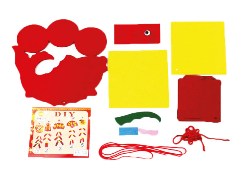 DIY Chinese New Year Decorative Felt Crafts - Set C - Image 3
