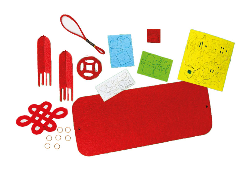 DIY Chinese New Year Decorative Felt Crafts - Set D - Image 3