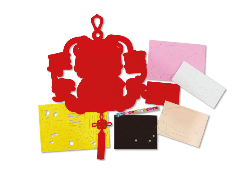 DIY Chinese New Year Decorative Felt Crafts - Set F - Image 3