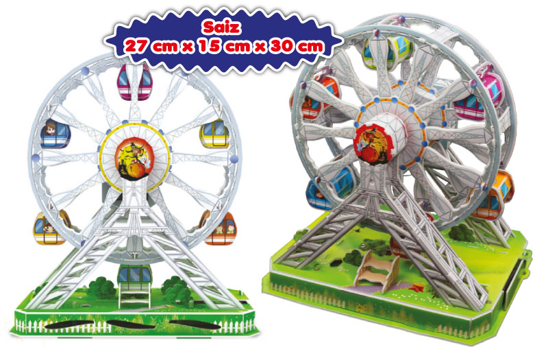 Kit Model Roda Ferris 3D Bercahaya & Bermuzik - Image 2