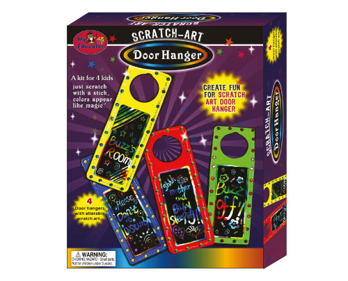 Scratch-Art Door Hanger - Image 4
