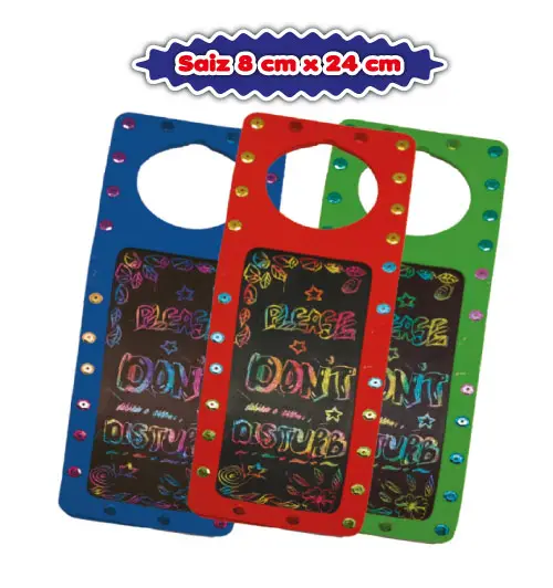 Scratch-Art Door Hanger - Image 2