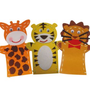 Creative Felt Animal Hand Puppets