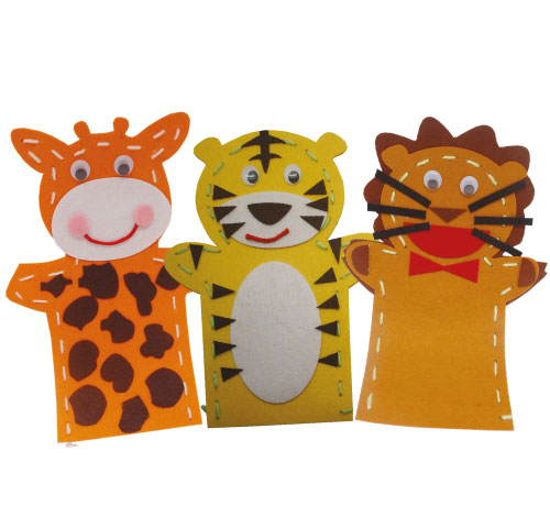 Creative Felt Animal Hand Puppets