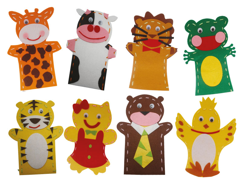 Creative Felt Animal Hand Puppets - Image 2