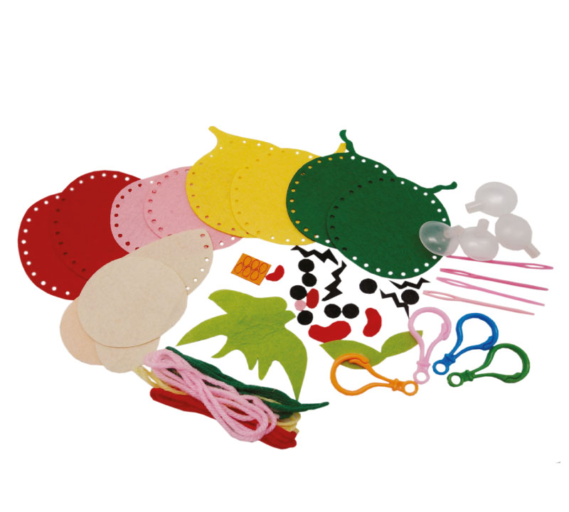 Creative Felt Fruit Key Rings - Image 2