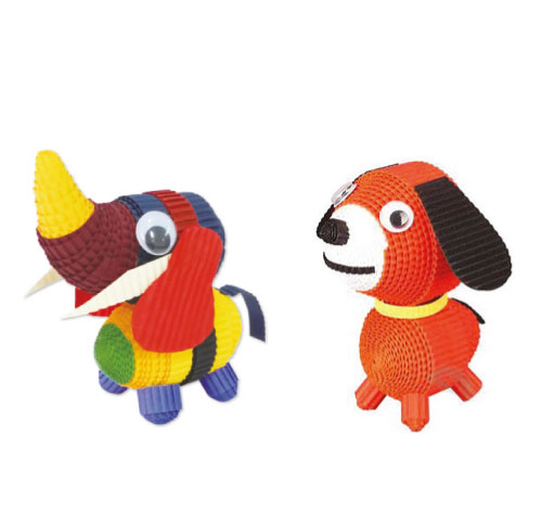 Creative Corrugated Paper Animals
