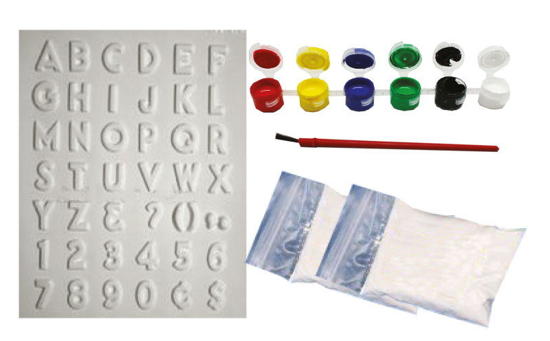 Creative Alphabet & Number Plaster Moulds - Image 3