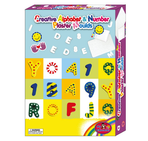 Creative Alphabet & Number Plaster Moulds - Image 4