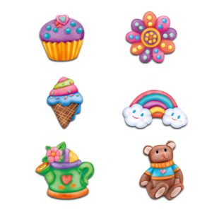 Creative Fridge Magnet Plaster Moulds (Type A)