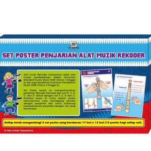 Set Poster Penjarian Alat Muzik Rekoder