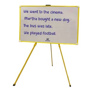 Plastic Magnetic Whiteboard With Stand