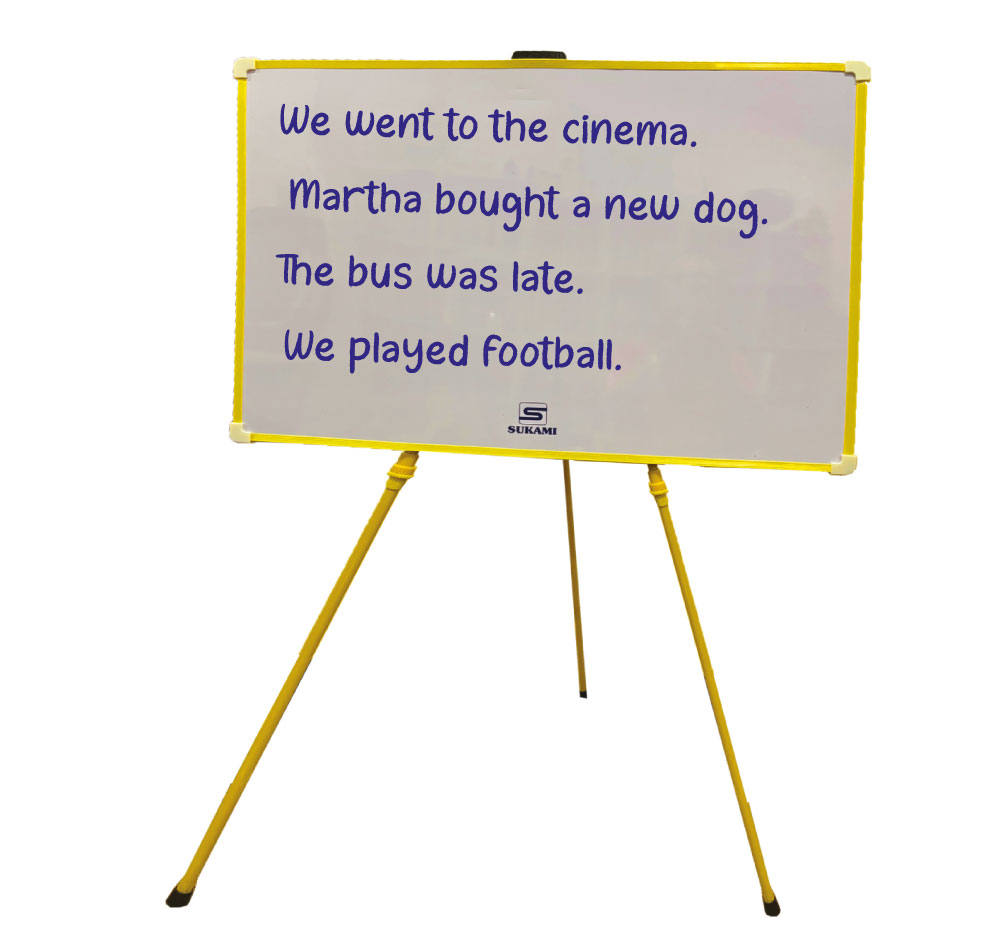 Plastic Magnetic Whiteboard With Stand