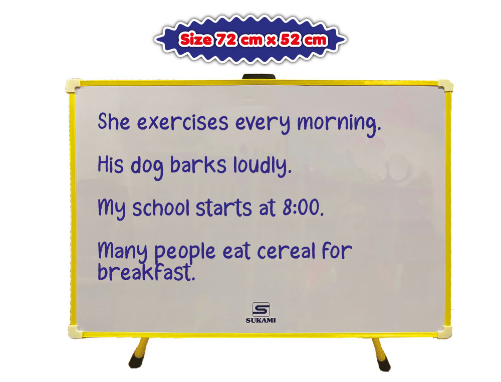 Plastic Magnetic Whiteboard With Stand - Image 2