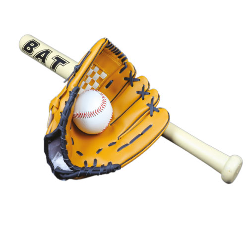 Wooden Baseball Set