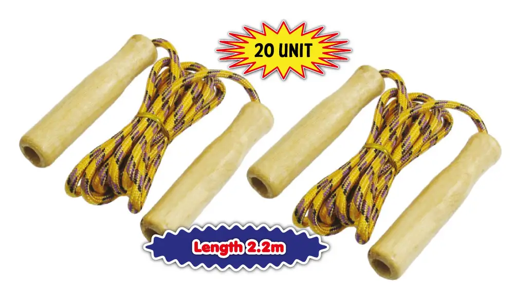 Wooden Handle Skipping Rope - Image 2