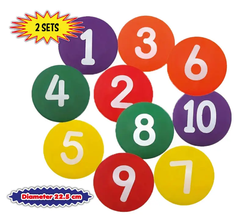 1 To 10 Rubber Spot Markers - Image 2