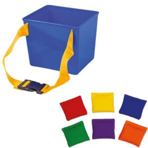 Sensory Bucket & Sandbag Throwing Game