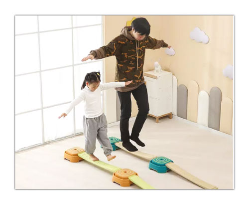 Sensory Single-Plank Balancing Bridge Set - Image 3