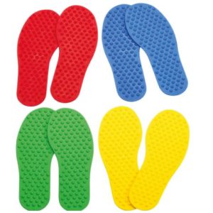 Sensory Feet Shaped Markers Set