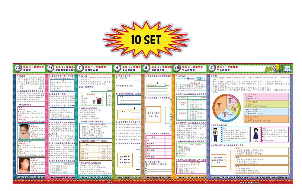 Standard Modul Pembelajaran Pendidikan Kesihatan KSSR Tahun 5 (Edisi Bahasa Cina) - Image 2
